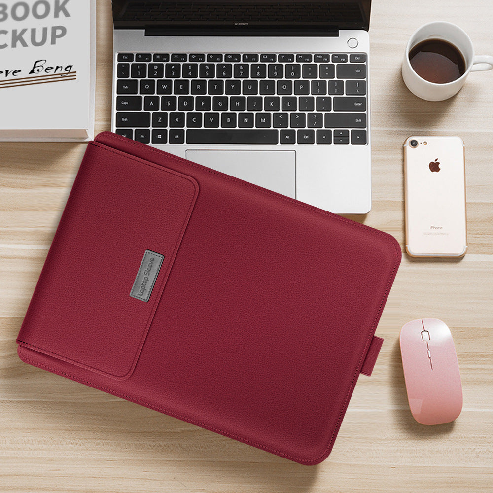 PU Leather Universal Laptop Sleeve in many colours