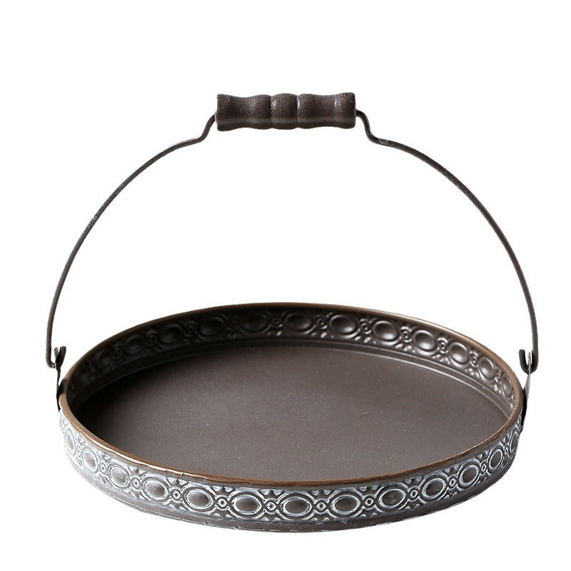 Retro Artisan Iron Food Tray