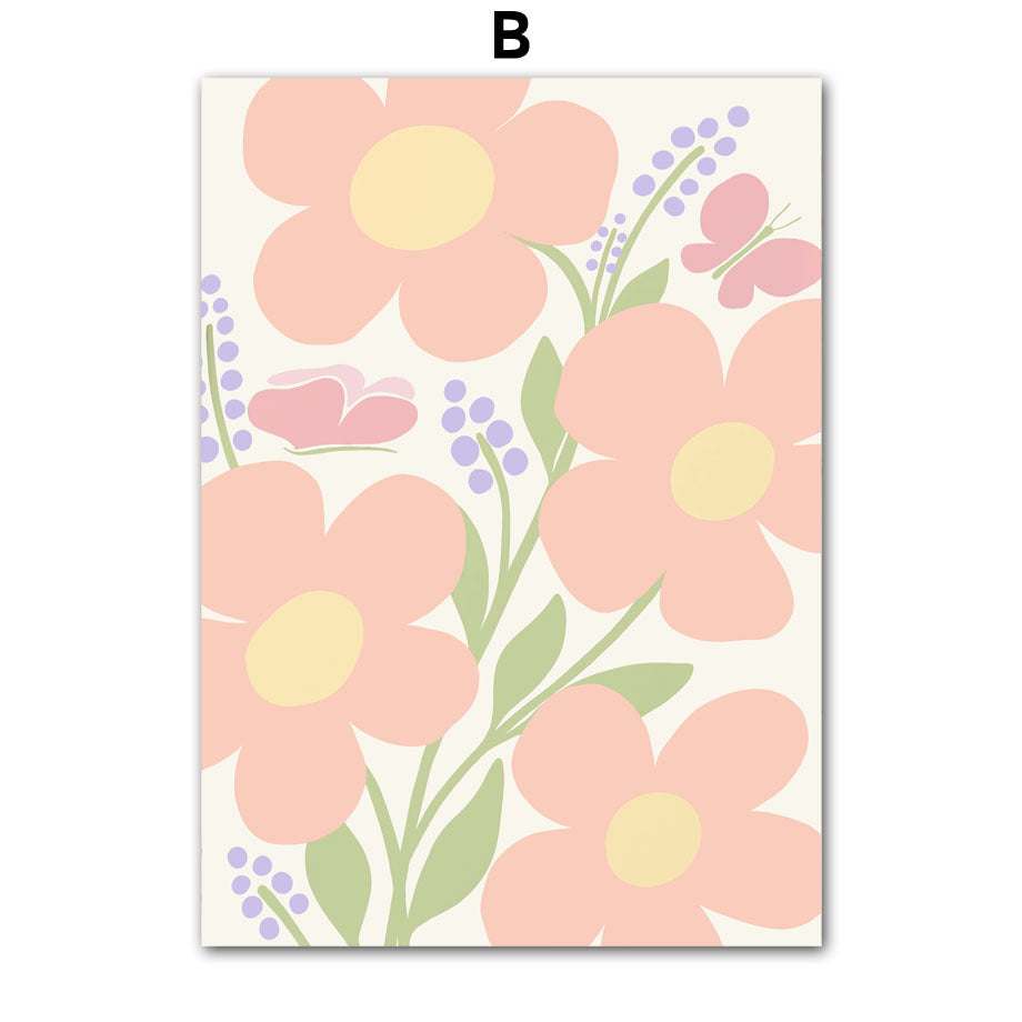 Flower Market Wall Art Canvas Print