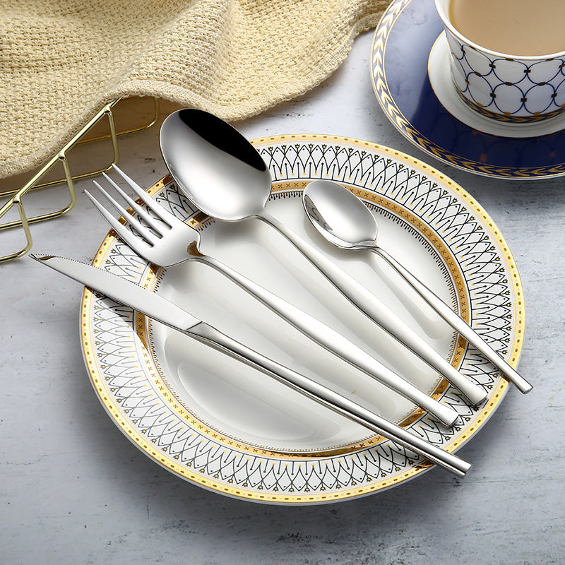 Beautiful 304 stainless steel cutlery cutlery set