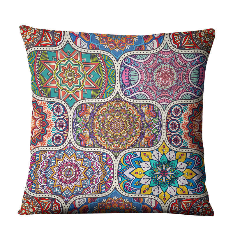 Beautiful Colourful Linen Cushion Covers