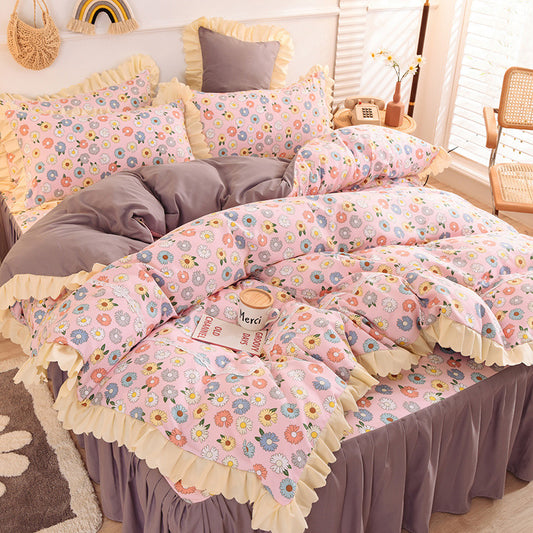 Beautiful Colourful and Frilly Bedding