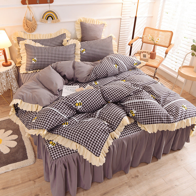 Beautiful Colourful and Frilly Bedding