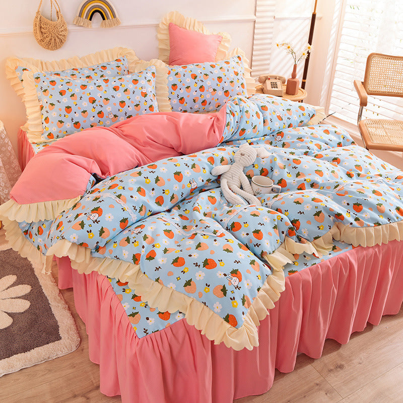 Beautiful Colourful and Frilly Bedding