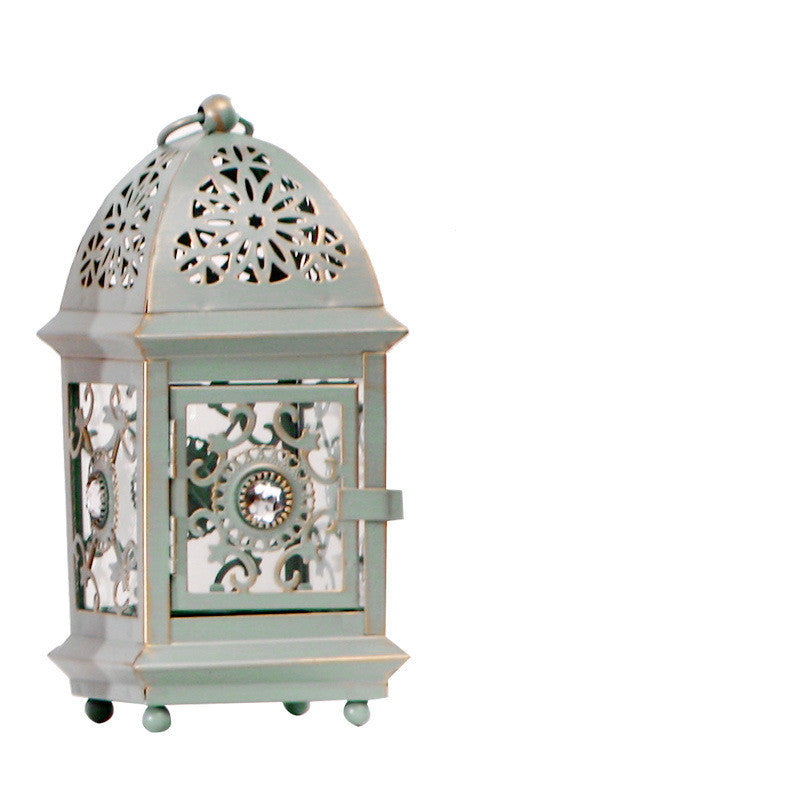 Retro Wrought Iron Candle Holders