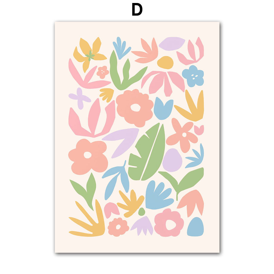 Flower Market Wall Art Canvas Print