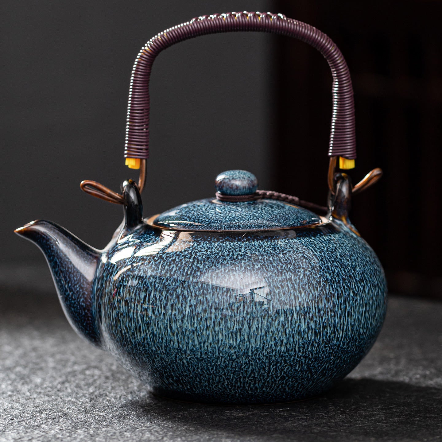 Rustic Ceramic Kiln Teapot