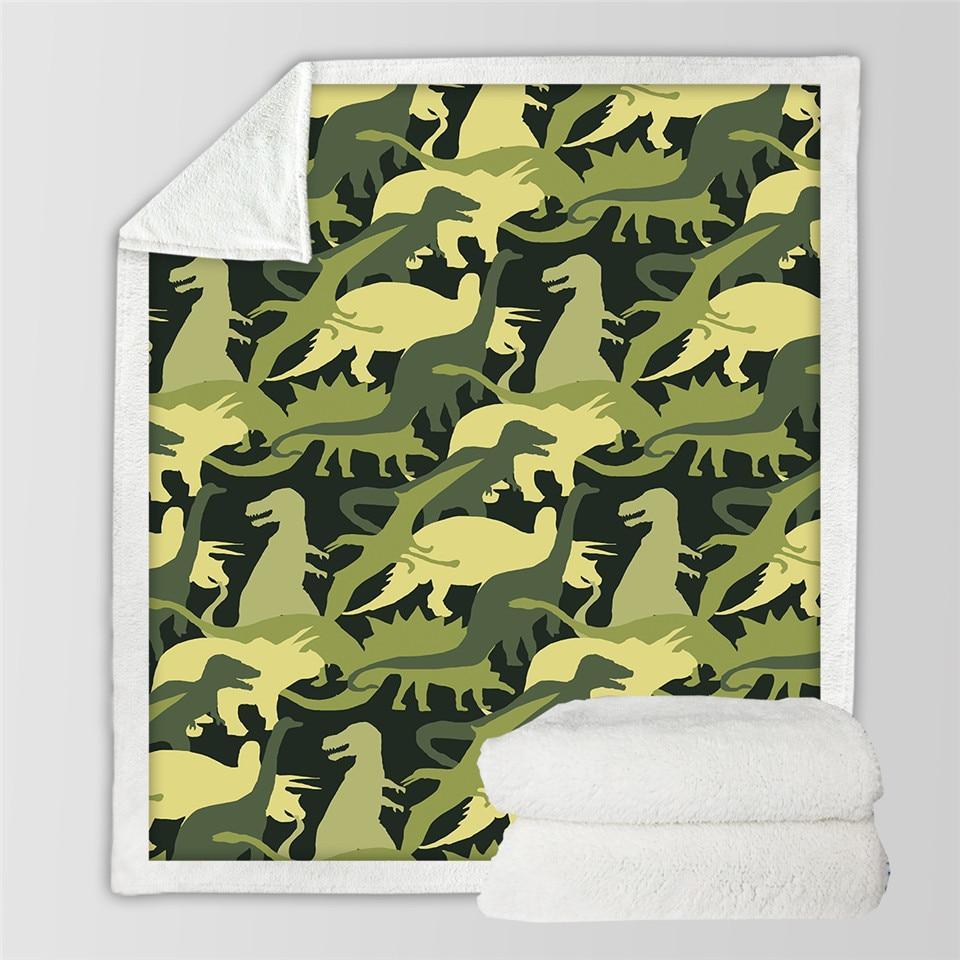 Soft Jurassic Cotton Blanket
