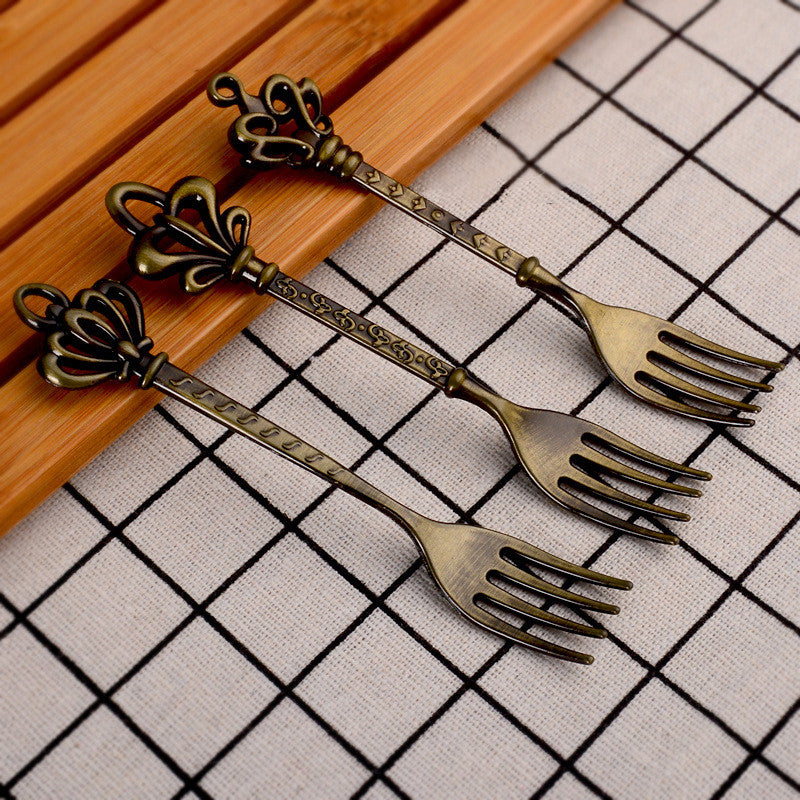 Retro European Dessert Cake Fork