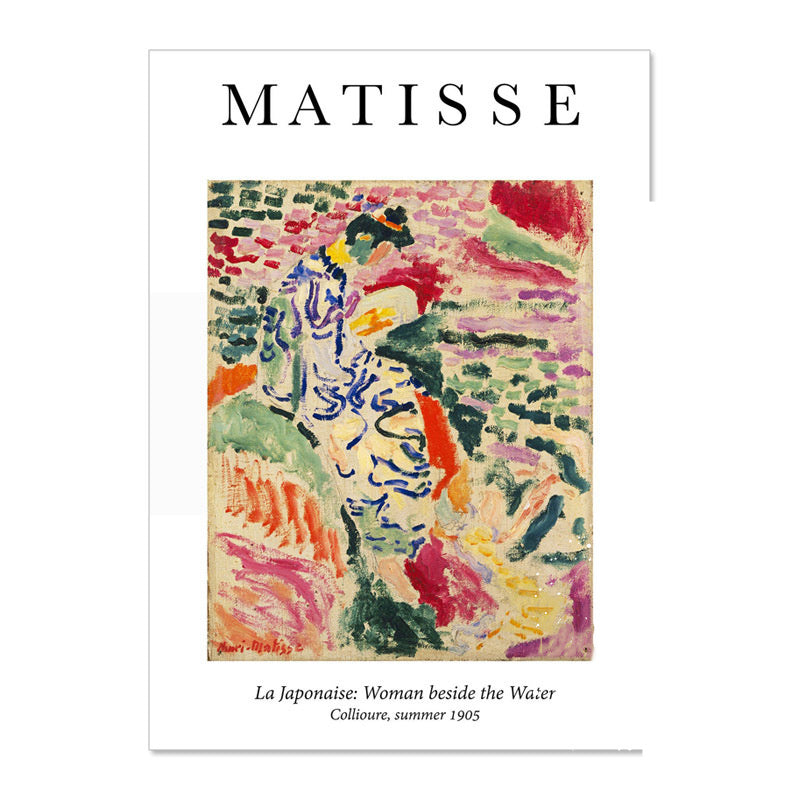 Vintage Matisse Abstract Landscape Wall Art Canvas Painting