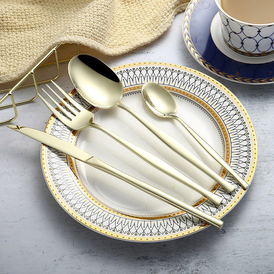 Beautiful 304 stainless steel cutlery cutlery set