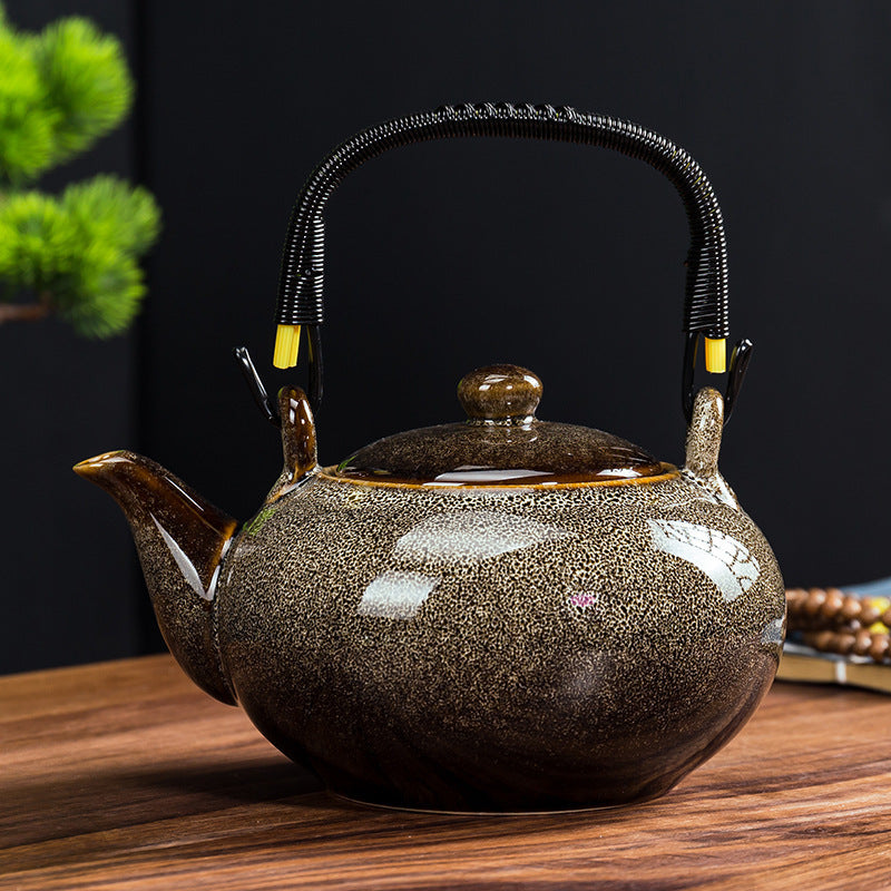 Rustic Ceramic Kiln Teapot