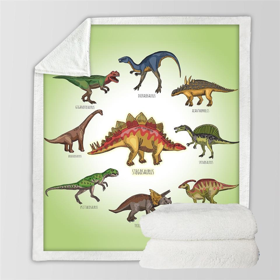Soft Jurassic Cotton Blanket