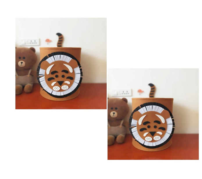 Cartoon Felt Storage/Laundry Basket