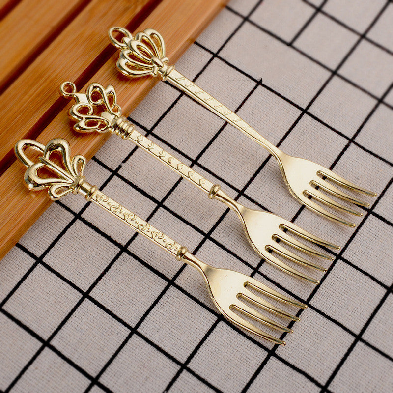 Retro European Dessert Cake Fork