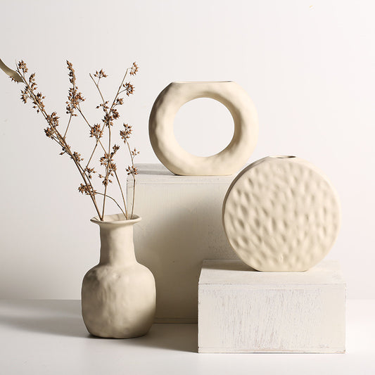 Rustic Scandinavian Style Ceramic Vases
