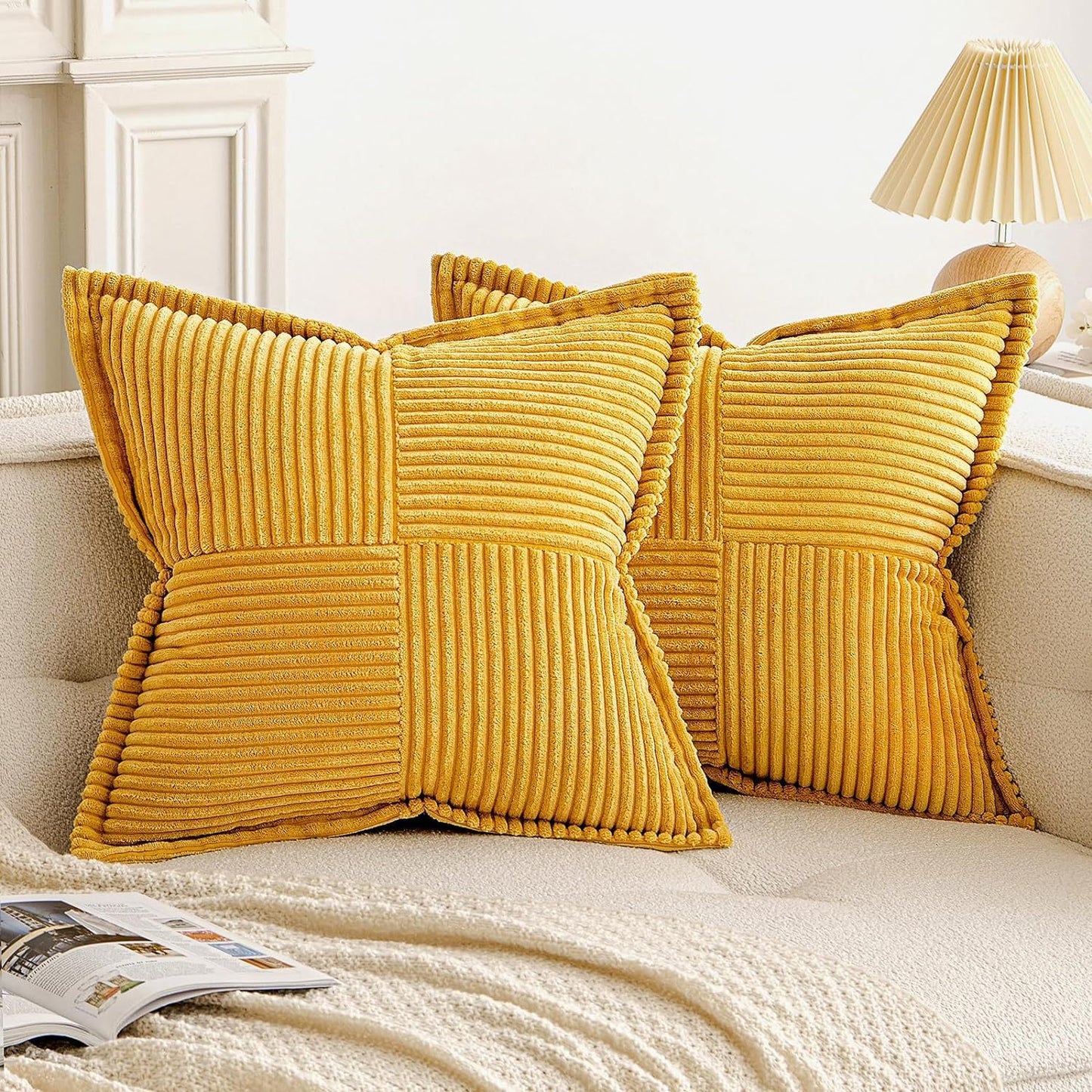 Luxurious Boho Corduroy Pillow Covers