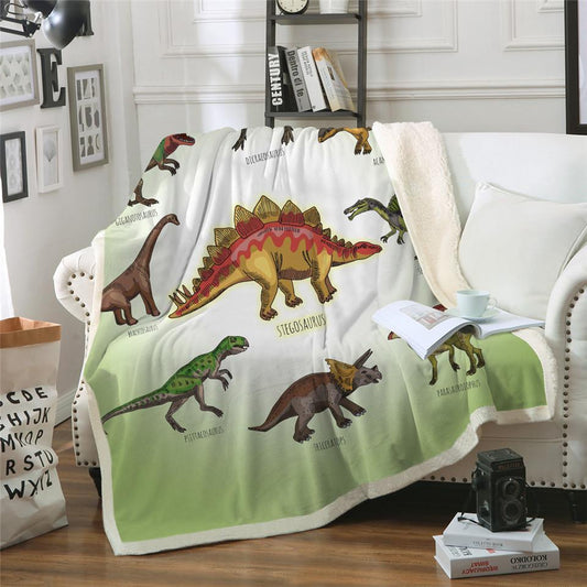 Soft Jurassic Cotton Blanket