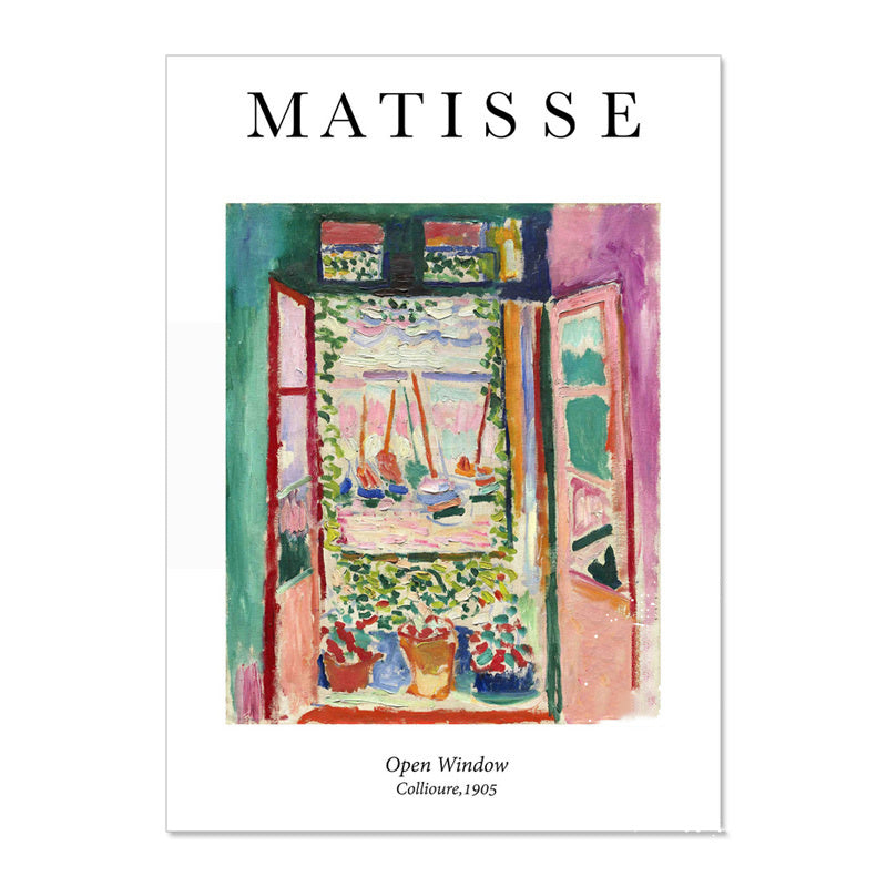 Vintage Matisse Abstract Landscape Wall Art Canvas Painting