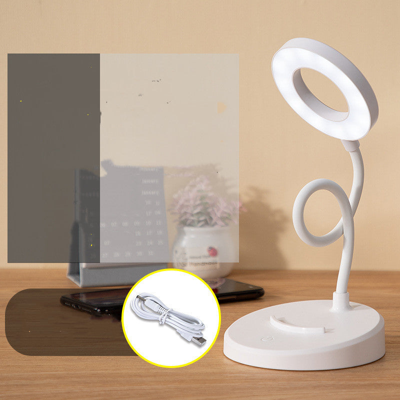 LED Eye Protection Touch Desk Lamp with USB Charging
