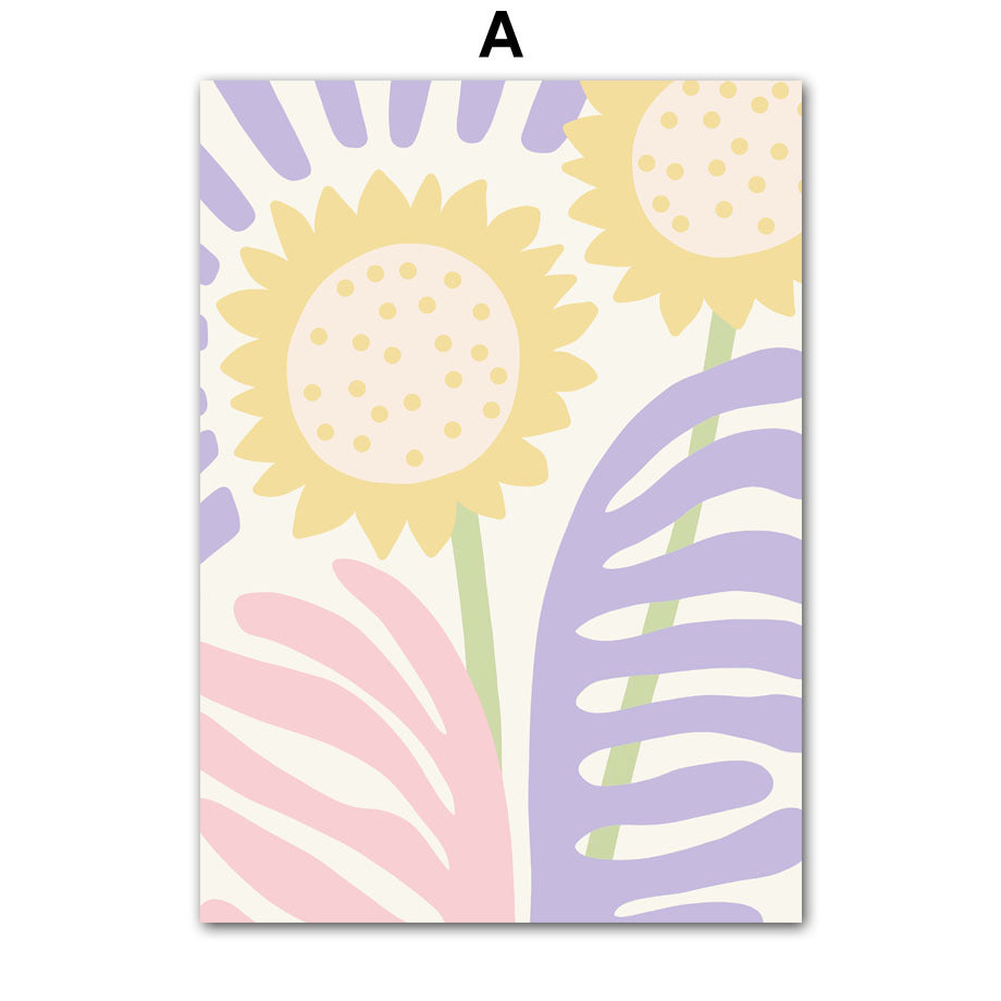 Flower Market Wall Art Canvas Print