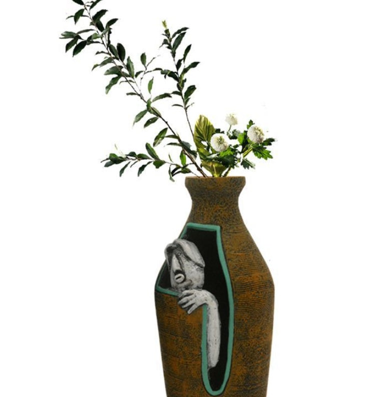 Nordic Hand Painted Vases