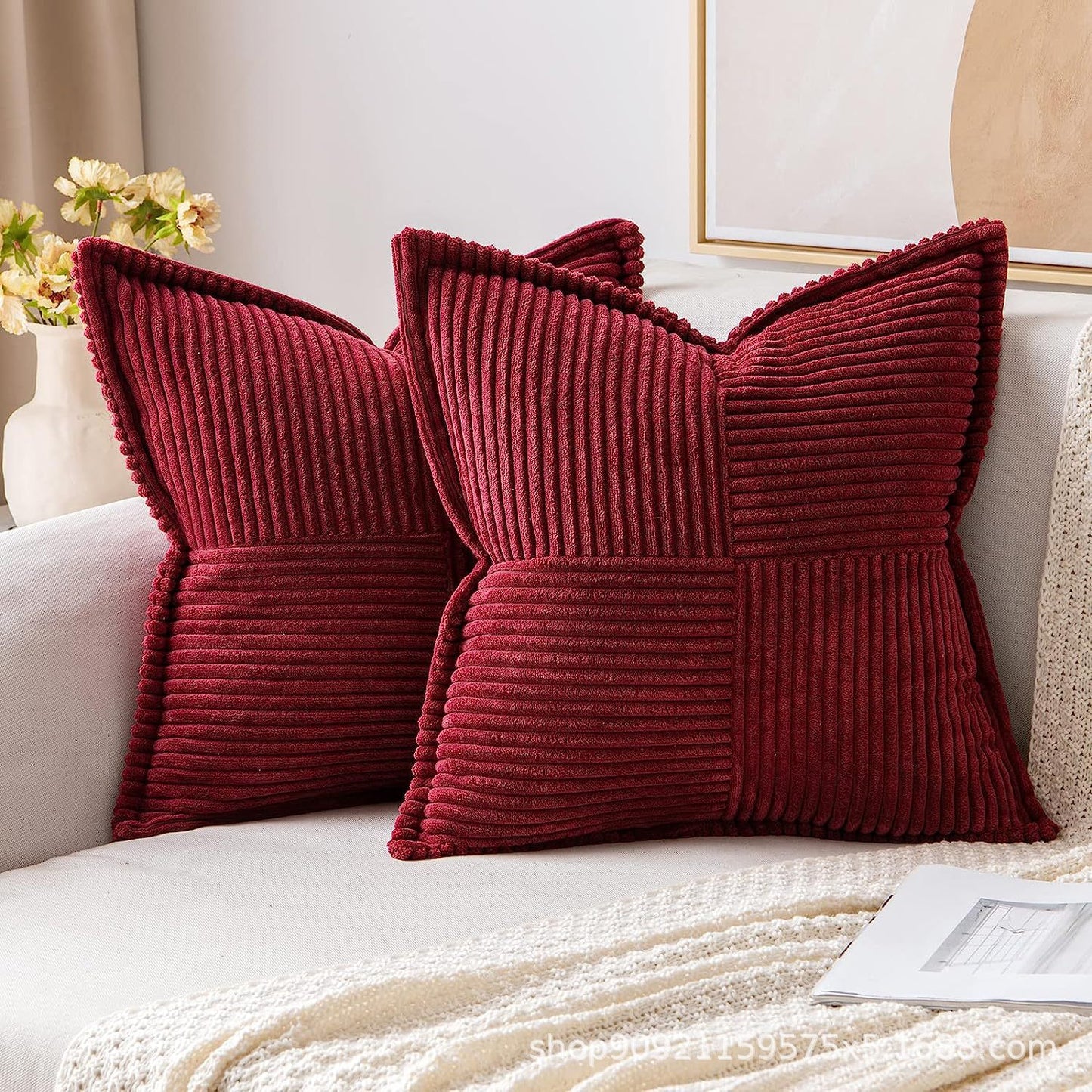 Luxurious Boho Corduroy Pillow Covers