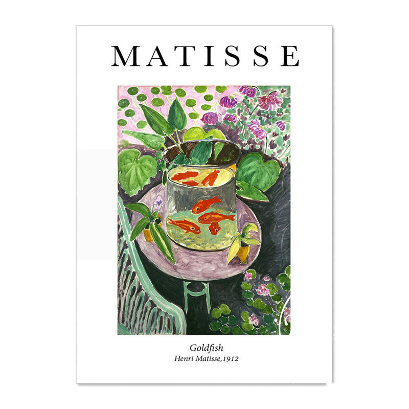 Vintage Matisse Abstract Landscape Wall Art Canvas Painting