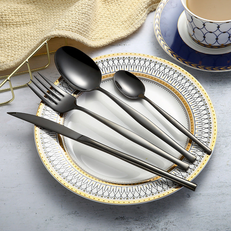 Beautiful 304 stainless steel cutlery cutlery set