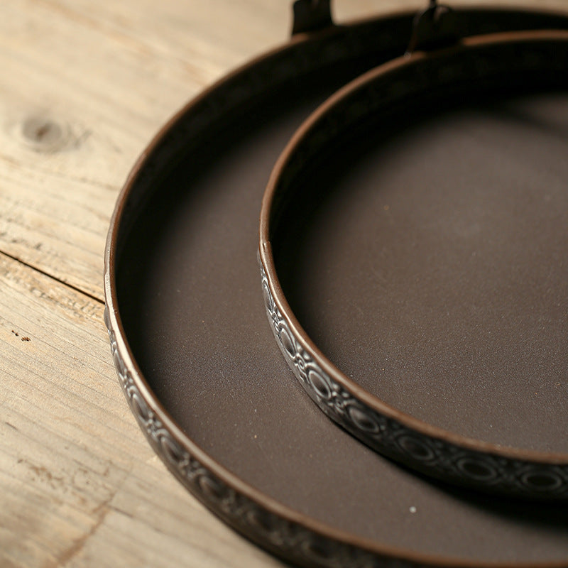 Retro Artisan Iron Food Tray