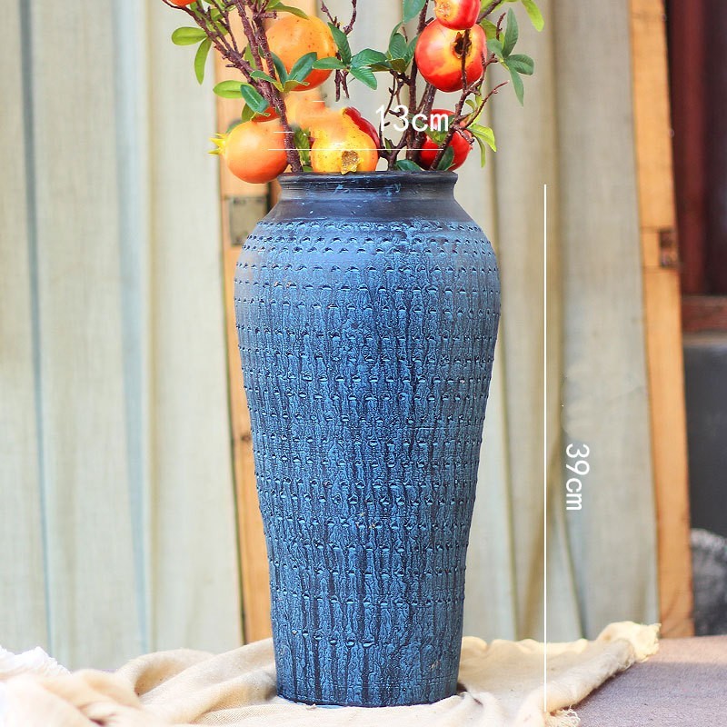 Vintage Mosaic Ceramic Vase