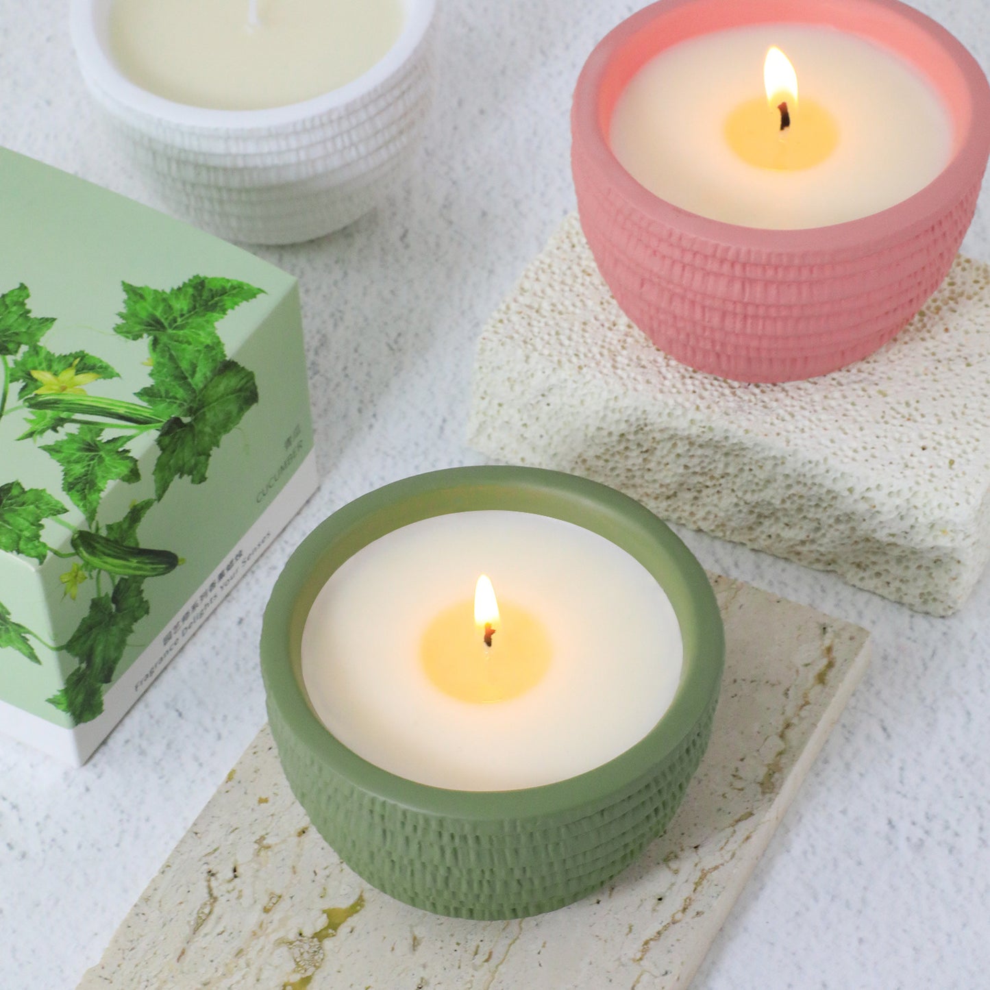 Natural Soy Smokeless Scented Aromatic Candles