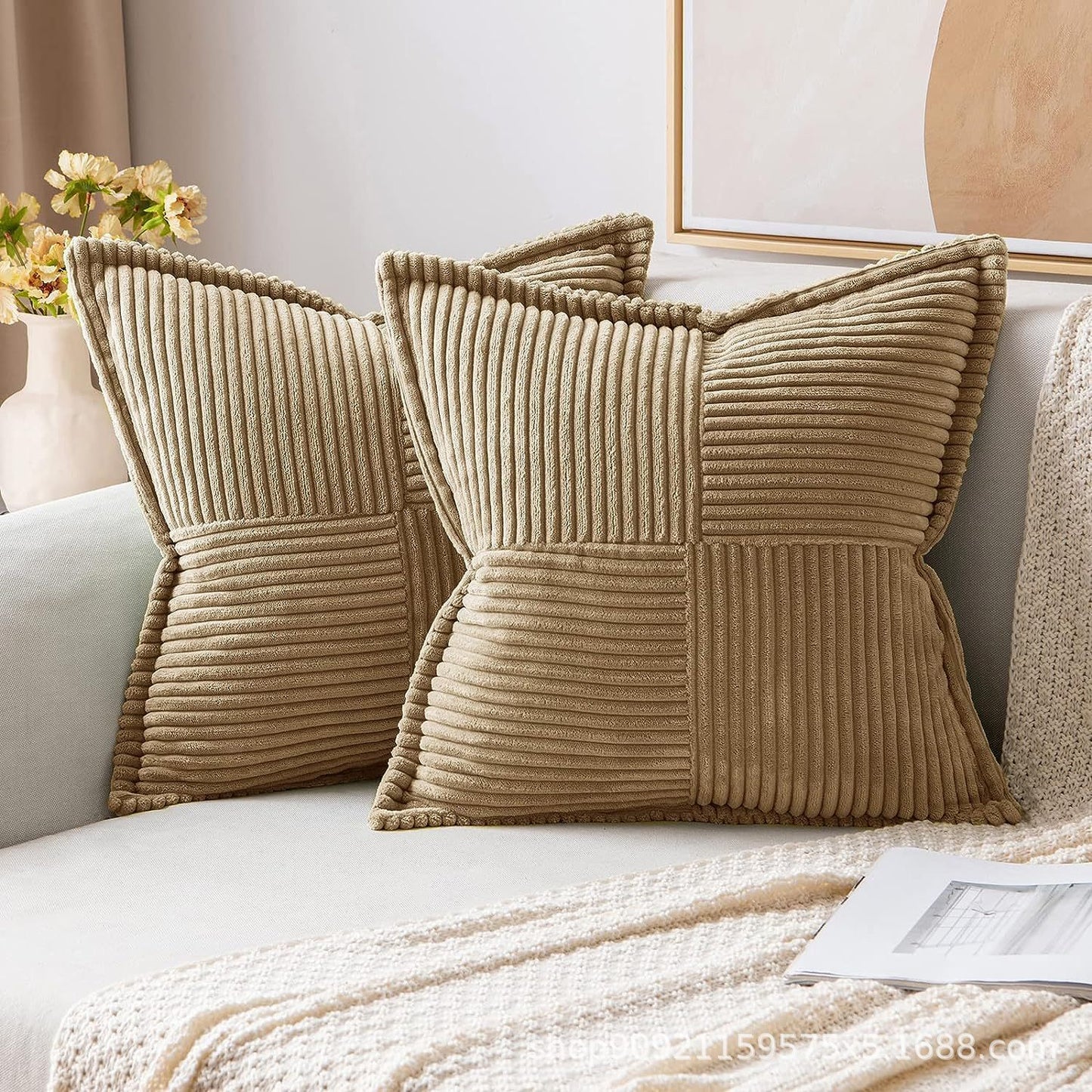 Luxurious Boho Corduroy Pillow Covers