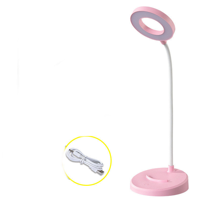 LED Eye Protection Touch Desk Lamp with USB Charging