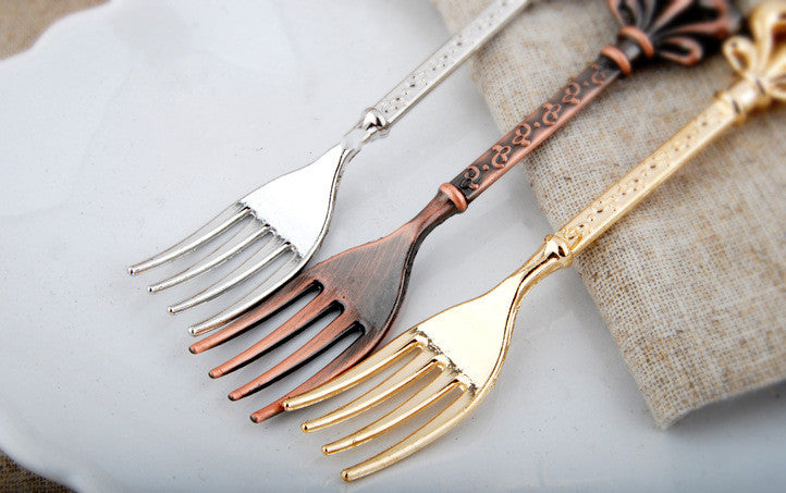 Retro European Dessert Cake Fork