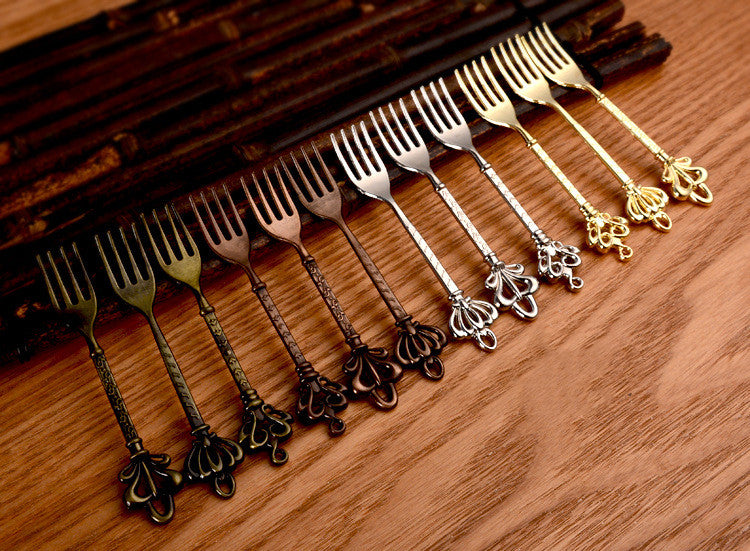 Retro European Dessert Cake Fork