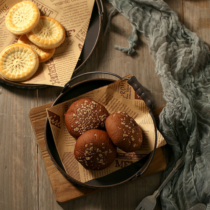 Retro Artisan Iron Food Tray