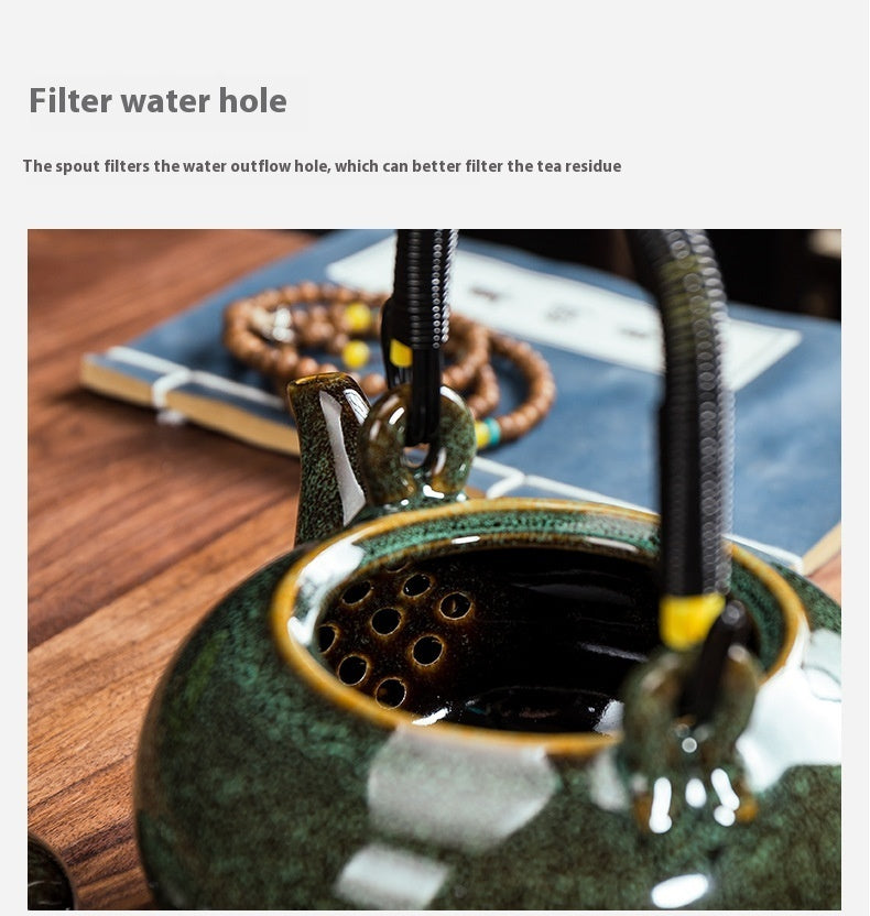 Rustic Ceramic Kiln Teapot