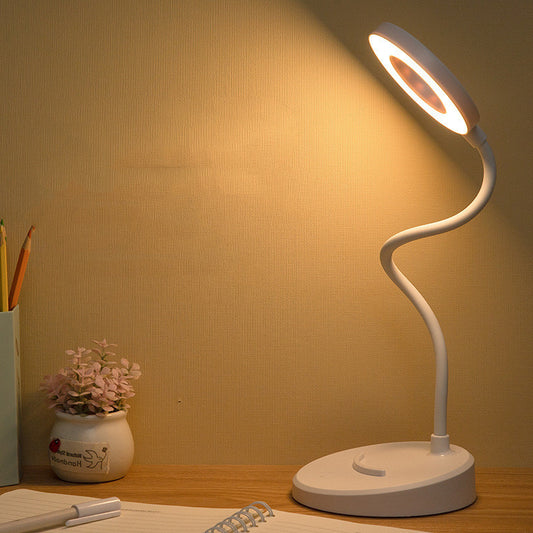 LED Eye Protection Touch Desk Lamp with USB Charging